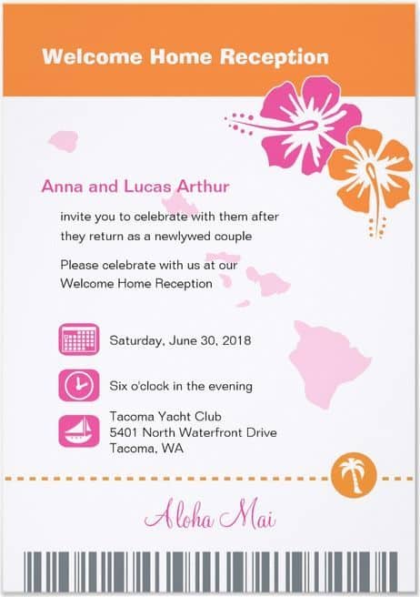 post wedding reception invitations 5