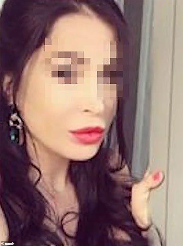 His girlfriend Sabina Gaziyeva, 36, escaped through a window and called police from a neighbouring house