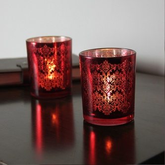 glass candle decor